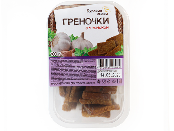 Сурские гренки с Чесноком (100 гр) в Воткинске