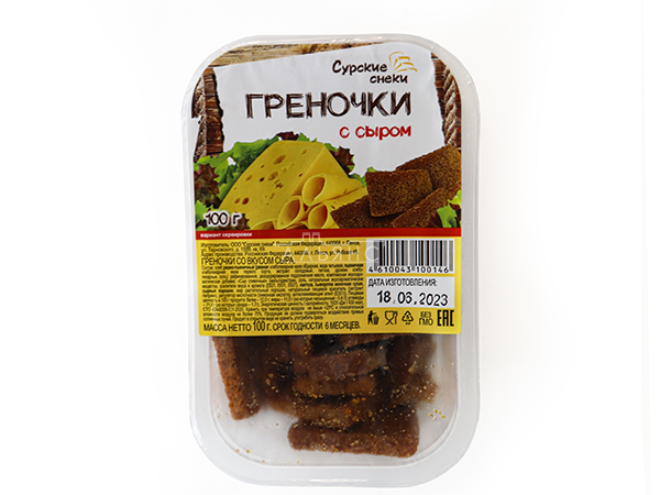 Сурские гренки со вкусом Сыра (100 гр) в Воткинске