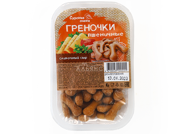 Сурские (ПШЕНИЧНЫЕ) Сливочный сыр (100 гр) в Воткинске