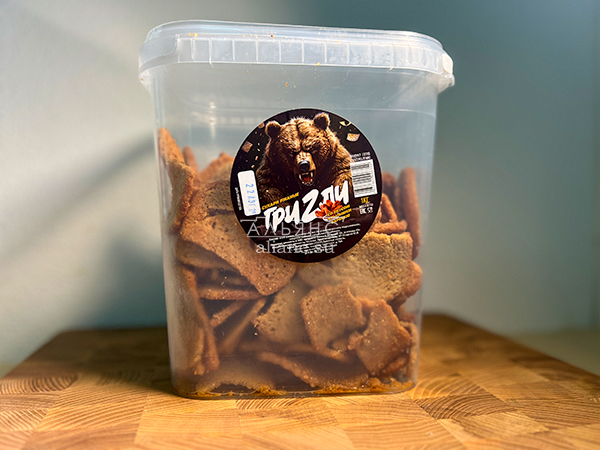 Ведро Ржаные гренки со вкусом Крылышки Барбекю (1 кг) в Воткинске