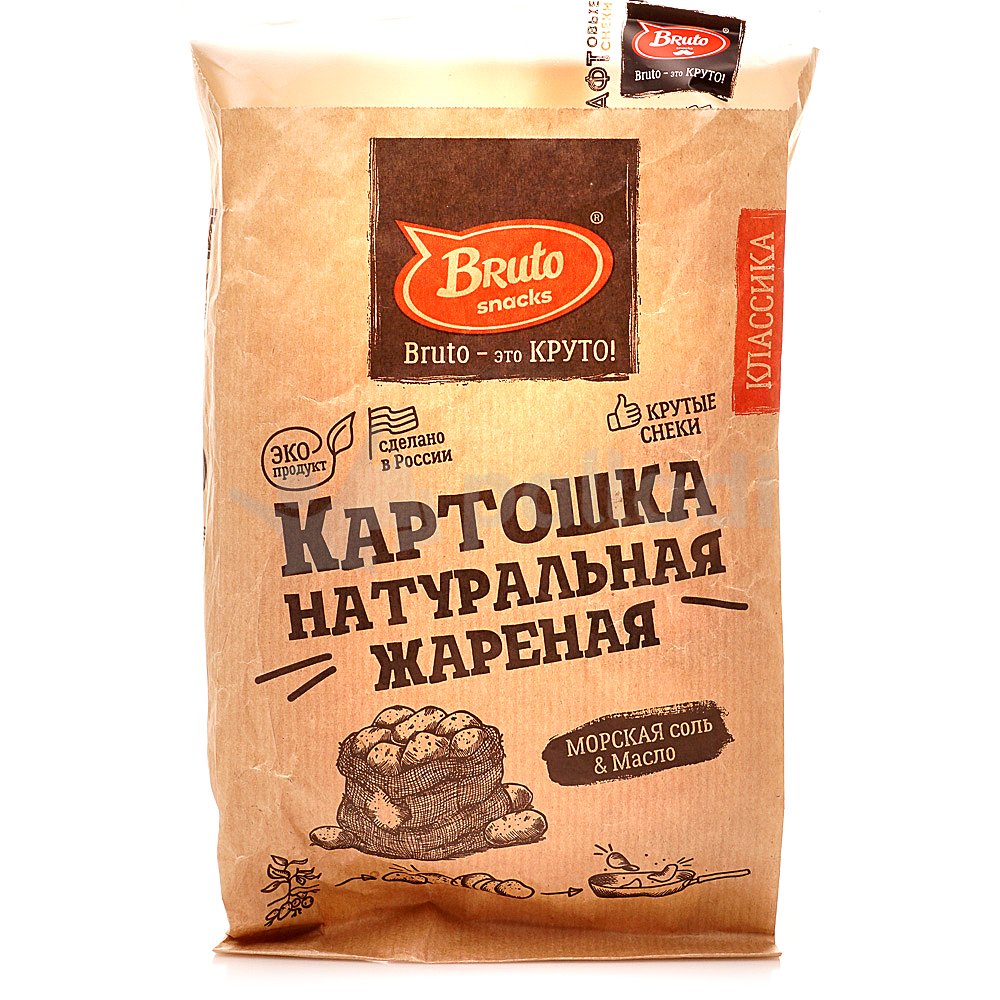 Картофель «Бруто» с солью 70 гр. в Воткинске