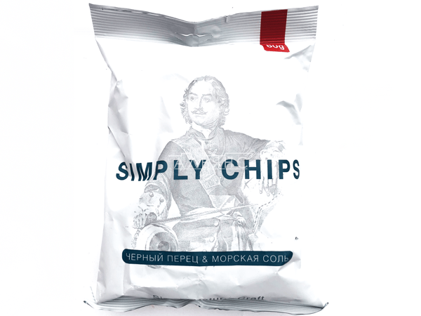 Картофельные чипсы "Simple chips" Морская соль и черный перец 80 гр. в Воткинске